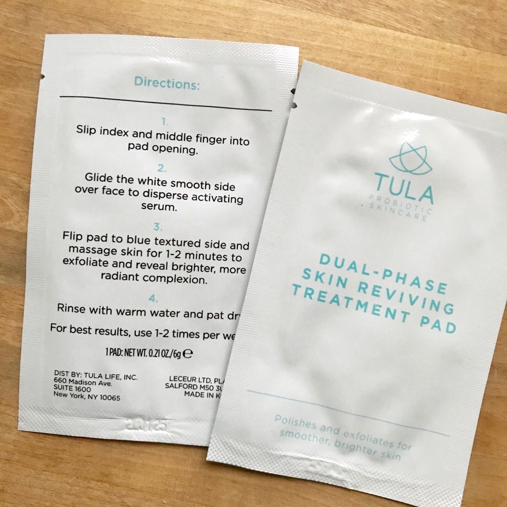 TULA Skin Reviving Treatment Pads x2